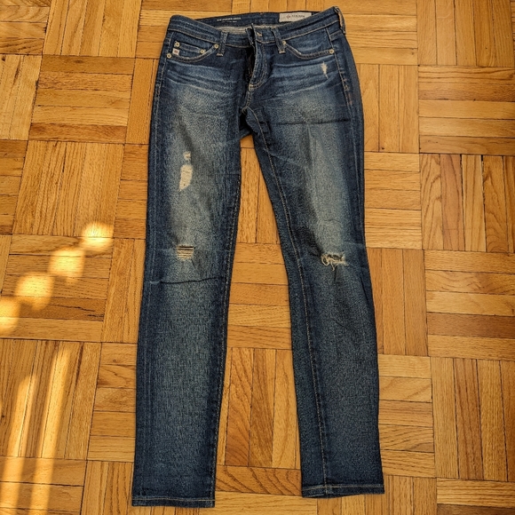 AG Jeans The Legging Ankle Distressed Size 25 - Picture 1 of 5